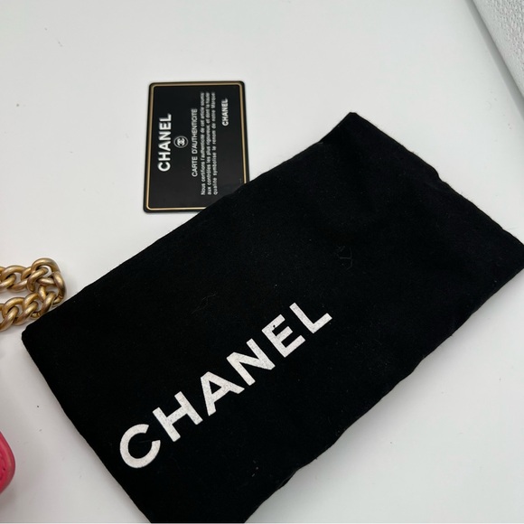 Chanel boy mini shoulder bag ❤️pink lambskin - Picture 7 of 11